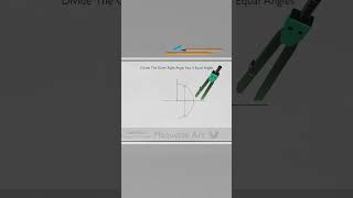 How To Divide a Right Angle into 5 Equal Parts #shorts
