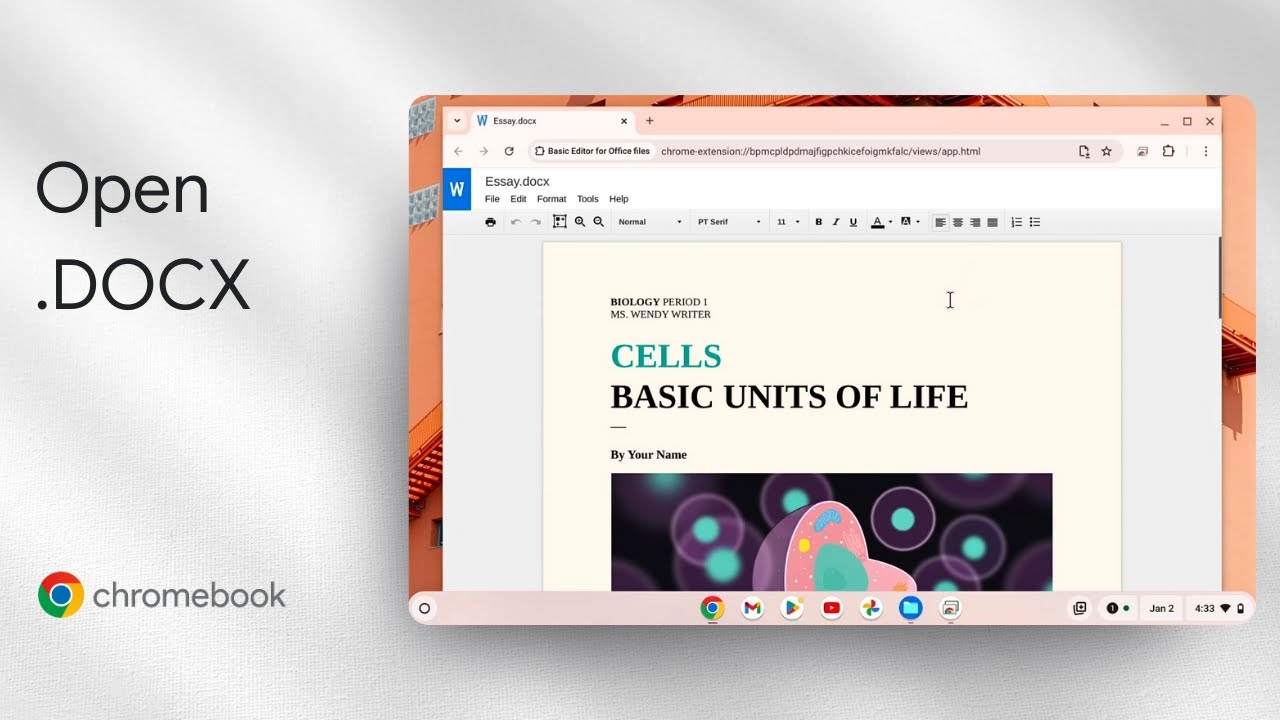 How to Open Microsoft Word Document on a Chromebook