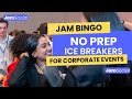 No Prep Ice Breaker Ideas for Corporate Event or Client Meetup | Jam Bingo #eventplanningtips
