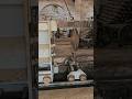 Preparing the wheelset for bearing removal | #safety #railway #wheels #railwayworkshop