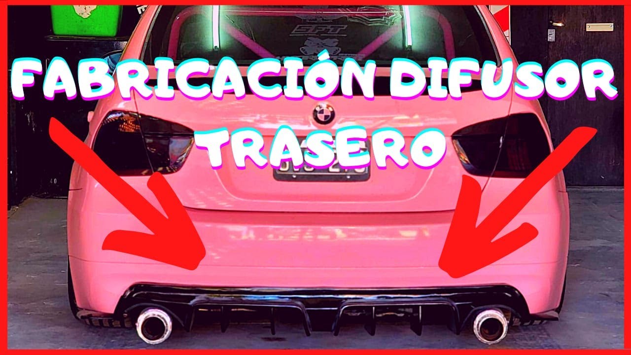 FABRICACIÓN DIFUSOR TRASERO DESDE CERO (FIBRA DE VIDRIO)