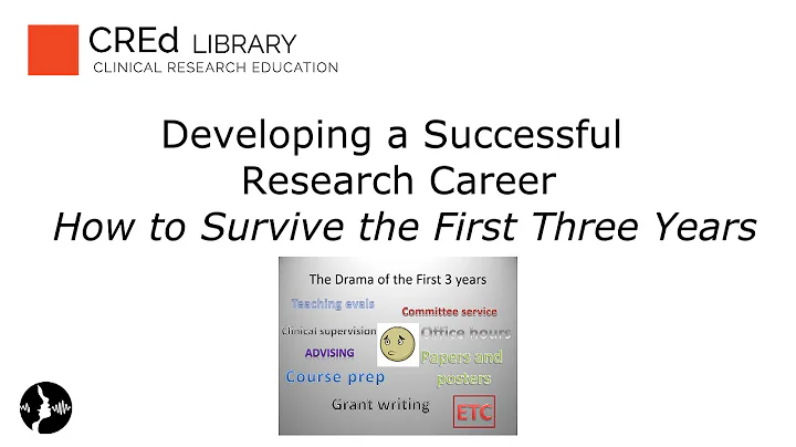 Developing a Successful Research Career: How to Survive and Thrive in the First Three Years