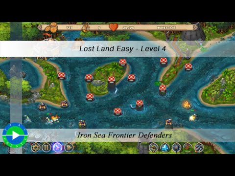 Iron Sea Frontier Defenders - Easy Lost Land - Level 4