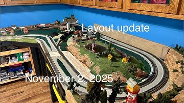 BIG LAYOUT CHANGES!! HO scale Layout update November 2, 2025. 