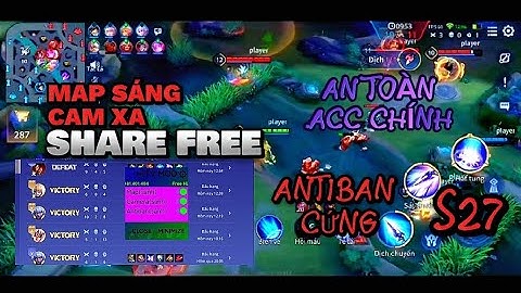 Share Map Sáng Cam Xa Liên Quân Free Antiban Mới Nhất Mùa 27 Chống Quét 100%