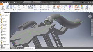 Inventor Final Assignment 4: Sweep / Rectangular Pattern / Mirror