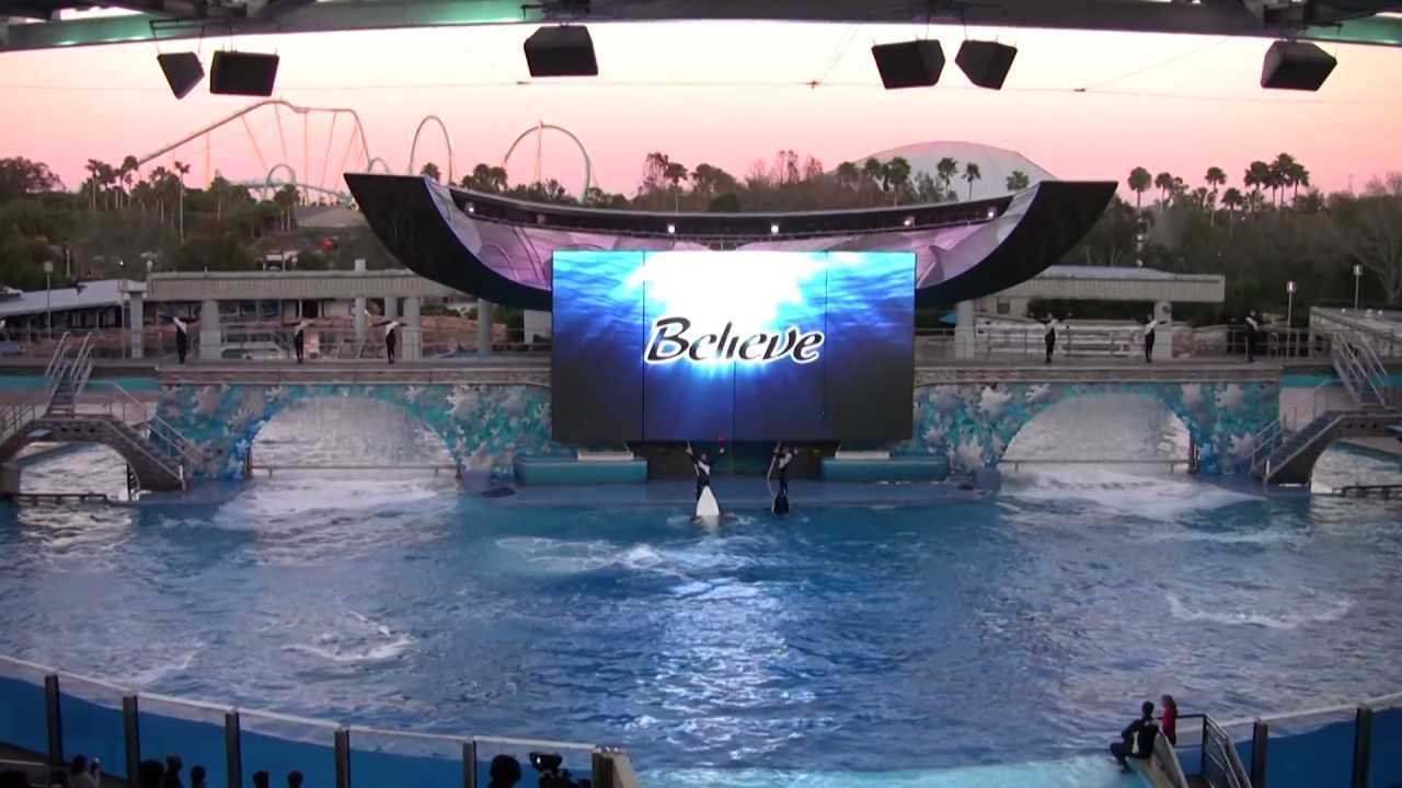 [HD1080] Believe, Shamu Stadium, Seaworld Orlando, Florida 2008
