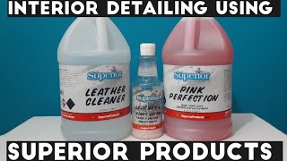 How To Detail Interiors using Superior Products  Interior Detailing