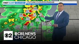A few storms coming Tuesday in Chicago