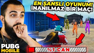 BÖYLE ŞANS YOK!! 1 CANDAN 1.LİĞE GİDEN YOL! EFSANE BİR MAÇ! | PUBG Mobile