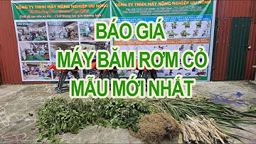 Báo giá mẫu máy băm cỏ băm rơm mới nhất BT3500