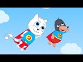 🔴 LIVE Benny Mole and Friends: Cat Superhero - Cartoons for Kids