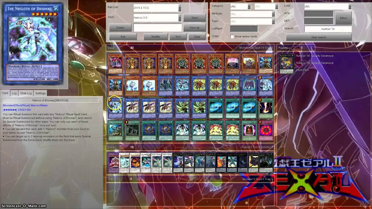 yugioh nekroz deck list Nekroz Deck List + 1 Card Combo End Boards [Post BoL] : r/yugioh