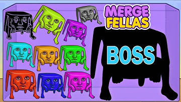 Merge Fellas Italian Brainrot Gameplay Walkthrough Reaching Max Level ×2 #chachechichochu
