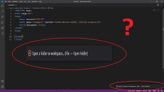 visual studio code live server open a folder or workspace