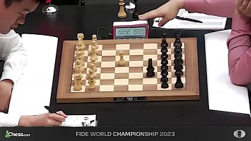 Ding Plays The Colle System vs Nepo!