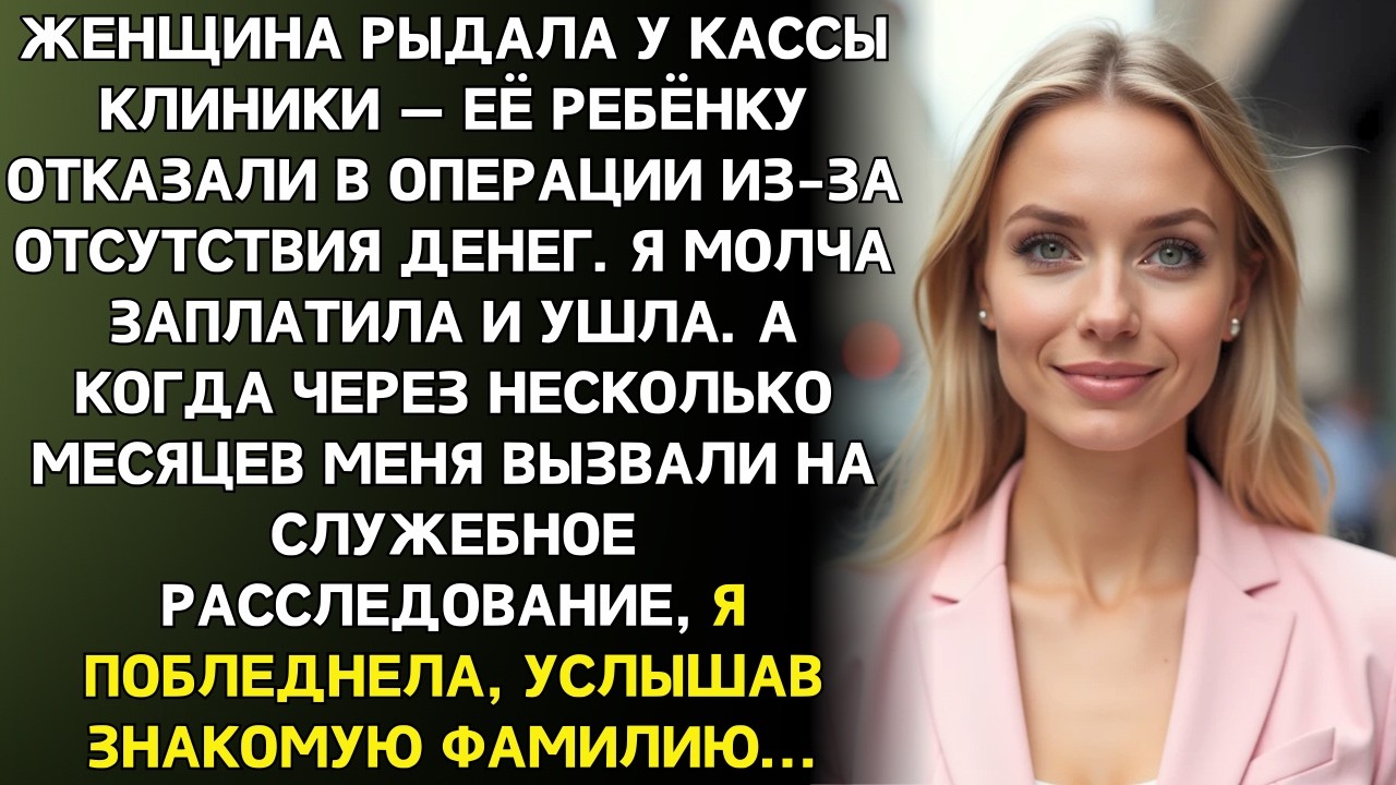 Незнакомке с младенцем не хватало на операцию. Я заплатила. А потом узнала, кем она оказалась