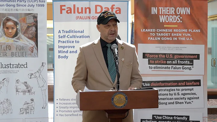 'Silence in the Face of Evil Is Complicity': PA Lawmaker Condemns CCP’s Persecution of Falun Gong