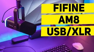 FIFINE AM8 - ЛУЧШИЙ ГИБРИДНЫЙ МИКРОФОН | USB\XLR