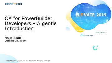 C# for PowerBuilder Developers - A Gentle Introduction