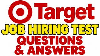 How to Pass TARGET Hiring Assessment Test: Questions and Answers