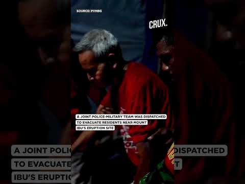 Seven Villages Evacuate After Eruption Of Indonesia’s Mount Ibu