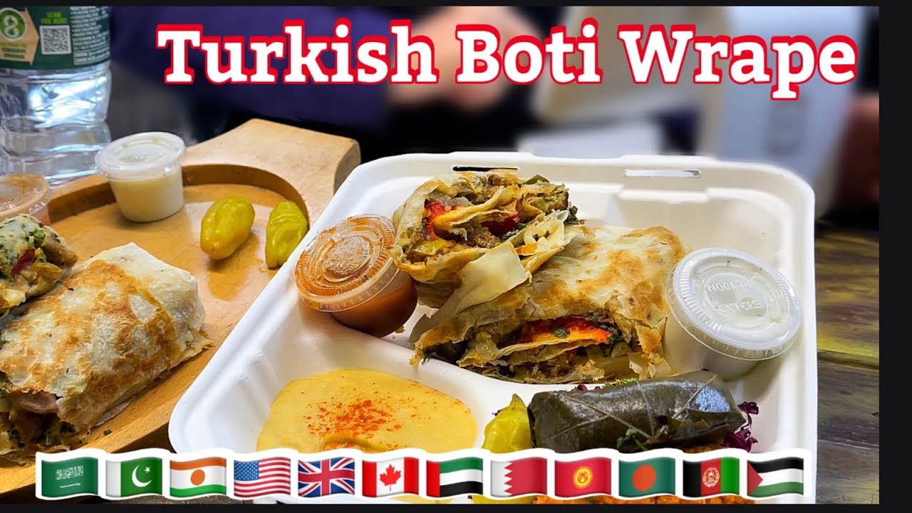We Enjoyed Turkish Boti Wrap | ترکش بوٹی ریپ حلال اور مذیدار 🇺🇸 - YouTube