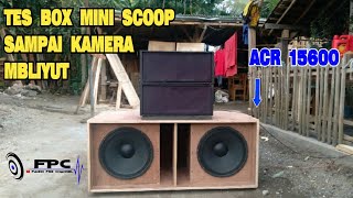 Cek sound box mini scoop 15 inch speaker acr 15600