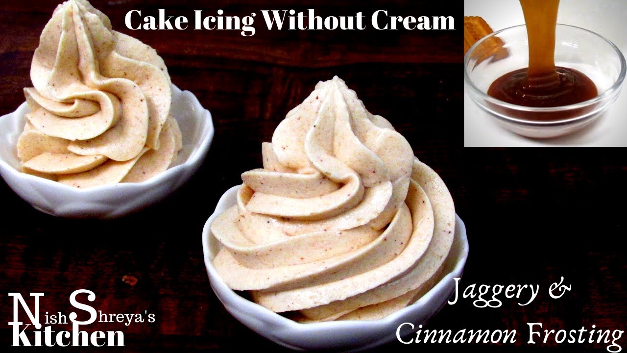 No Cream Cinnamon ButterCream Frosting Brown Sugar & Cinnamon