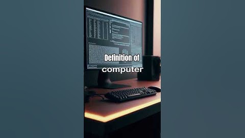 Definition of Computer What is computer #Computer #DefinitionOfComputer #ComputerBasics