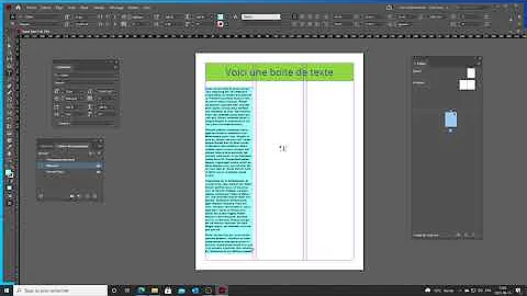 Comment mettre le texte en couleur sur Indesign ?