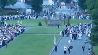 Torchlight Procession at Lourdes, France-2