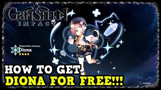 How to Get Diona for Free in Genshin Impact Energy Amplifier Initiation Event
