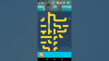Pipes Simple Round Level 1 - 12 Puzzles Collection Games Solution