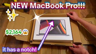 NEW MacBook Pro 14-inch 2021 Unboxing❗️+ Setup & Benchmarks