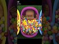 Mixing Funny Candy ASMR & Make Up in 3 Bathtubs with Magic M&M's #mixing #funny #asmr