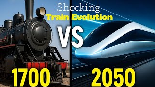 Shocking Train Evolution 1700 vs 2050 🚄 | From Steam to Future Hyperloop | Steam, Bullet, and Beyond