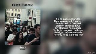 Letra // Get Back - Clarent | NO PASA NADA HOMBRE
