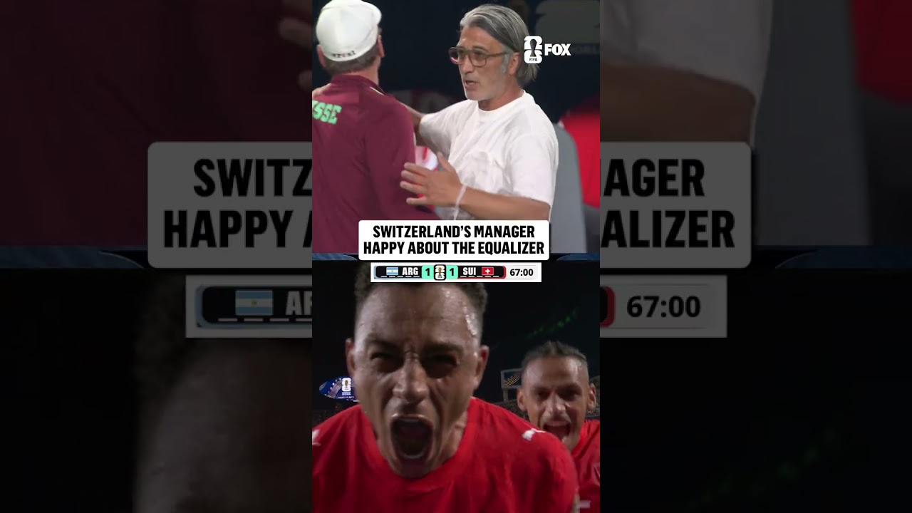 Murat Yakin was hyped after his team finds the equalizer