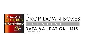 DROPDOWN BOXES Part 2:  Creating Data Validation Lists