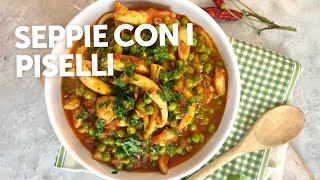 Così non lo avete mai mangiato!! Ricetta facile e buona per SEPPIE con PISELLI