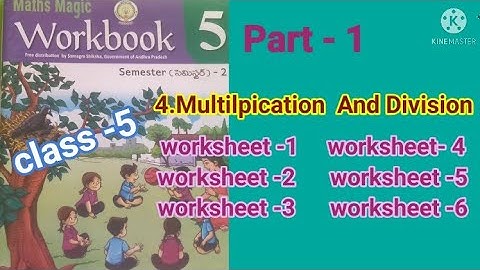 class-5 #Maths #4.Multiplication and Division#semester -2 workbook