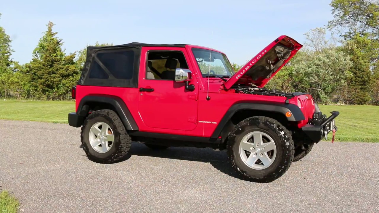 2008 Jeep Wrangler Rubicon For Sale~Navi~Soft Top~Winch~EXTRAS!! - YouTube