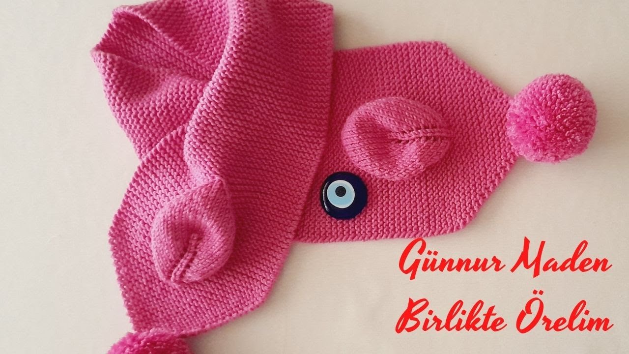 Yaprak Modeli Bebek Atkı Yapımı                           #bebekörgüleri #madenin_elişleri #baby