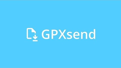 This is GPXsend - transfer GPX files to your Garmin device easily
