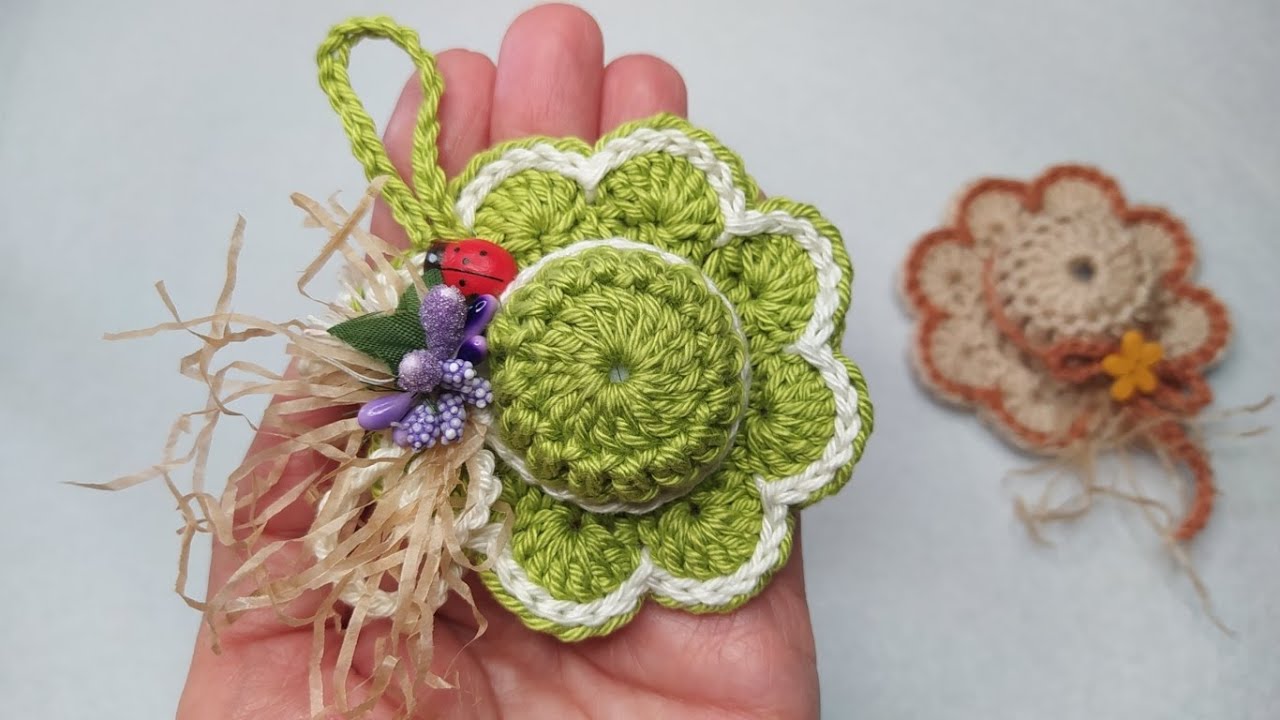 💐 Учебное пособие по вязанию свадебной шляпы крючком 💕💐