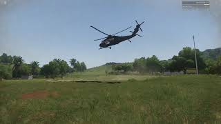Arma 3.   Fast rope Training