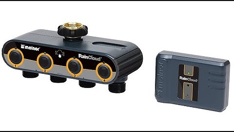 Melnor 16043-IN Raincloud Smart Water Timer, Gray - Overview