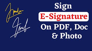 How to Add Digital Signature in PDF File Using Mobile Phone