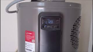 Week 43: Hybrid hot water heater bad compressor. Rheem Model XE40T10H45U0 High Efficiency Smart Tank